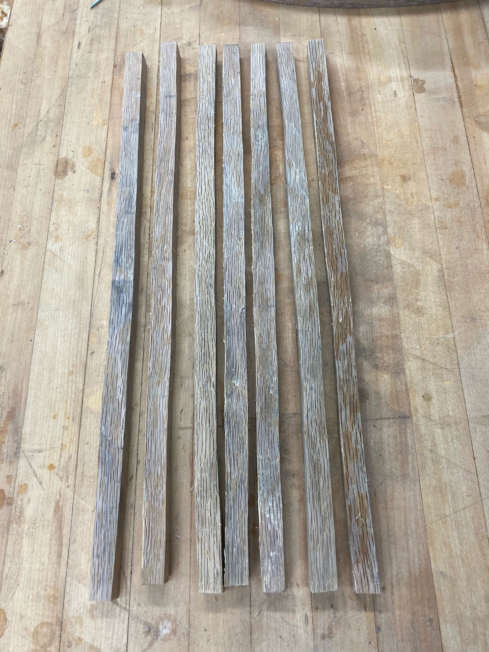 Another set of rough spindle blanks