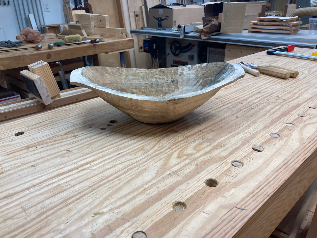 Roughed out bowl